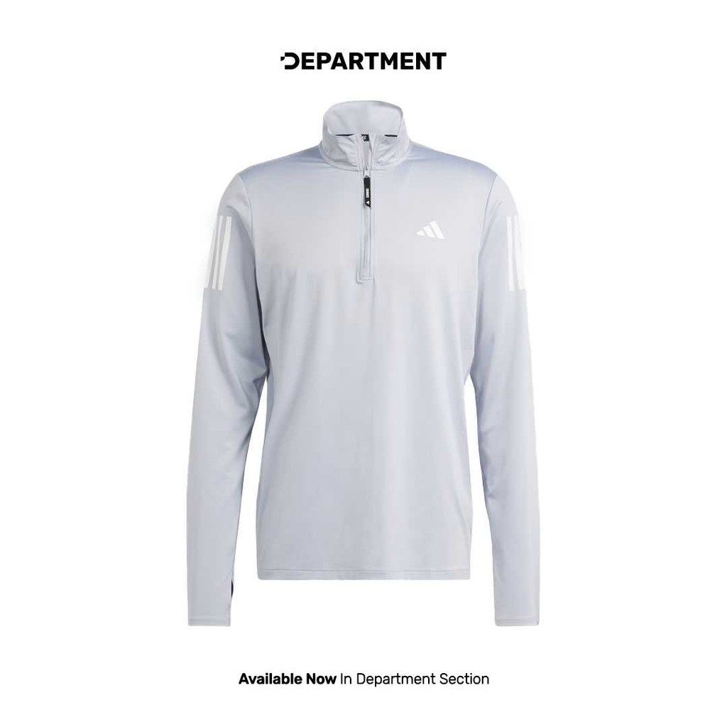 ADIDAS Jaket Lari Pria OWN THE RUN HALF ZIP IN1491 ORI
