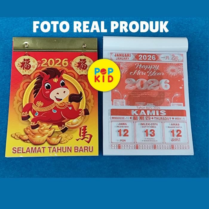 OJ KALENDER HARIAN 2026 - KALENDER SOBEK JAWA ARAB CINA KOMPLIT TERMURAH