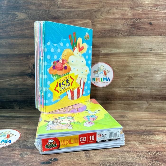 

New Buku Tulis DoDo 58 Lembar isi 10, Sekolah Ekonomis, Berkualitas