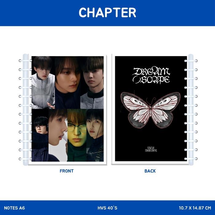 

New A6 NOTES NCT DREAM GO BACK TO THE FUTURE BUKU NOTE NOTEBOOK KPOP UNOFFICIAL MARK JENO JAEMIN