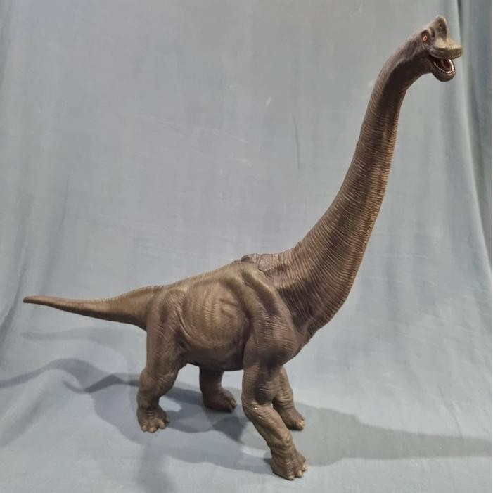Brachiosaurus jumbo Figure dinosaurus besar hard rubber tinggi 32cm