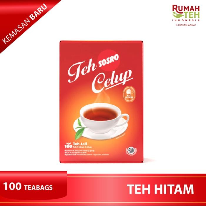 

Pilihan- Teh Celup Sosro 100 Bags (1 Box) - Teh Hitam Berkualitas - Tea Bag