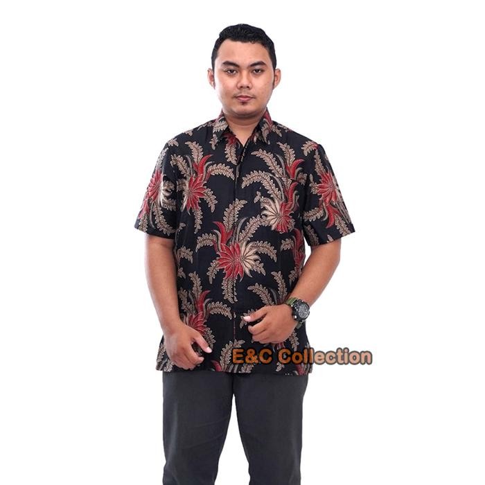 Pilihan- Atasan Batik Polkadot Kombinasi Blouse Batik - Batik Wanita Hem Batik - Batik Couple -