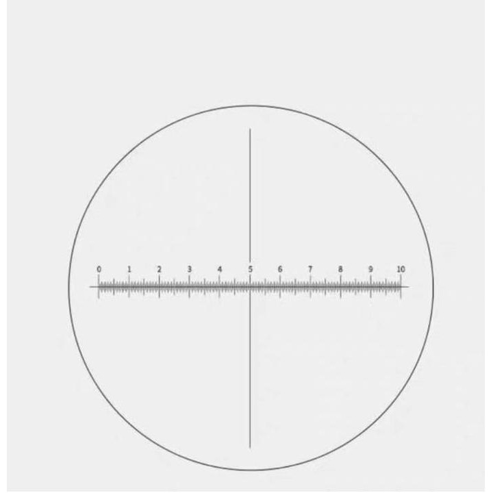 

SALE DIV 0.1 Mm Lensa Mata Micrometer untuk Mikroskop Mata Reticle Garis