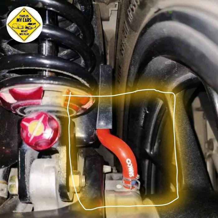 Selang Hawa Oli Gardan Samco Merah Biru Crankcase HONDA Vario LED 125