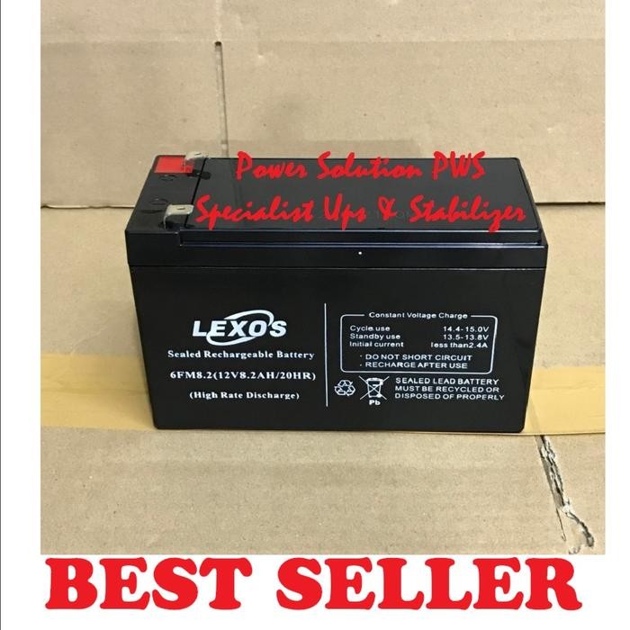Murah Battery Ups 12V 8Ah Baterai Ups 12V 8, 2Ah Terlariss 