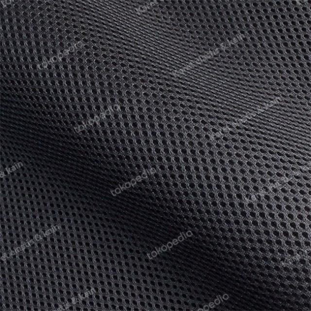 jala mesh double/kain jala double mesh/jala mesh sandwich hitam