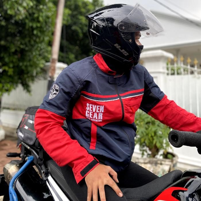 DISKON Jacket Rapidway 7Gear Jacket Protector Windproof Jaket Sunm Jaket Touring Anti Angin Sport