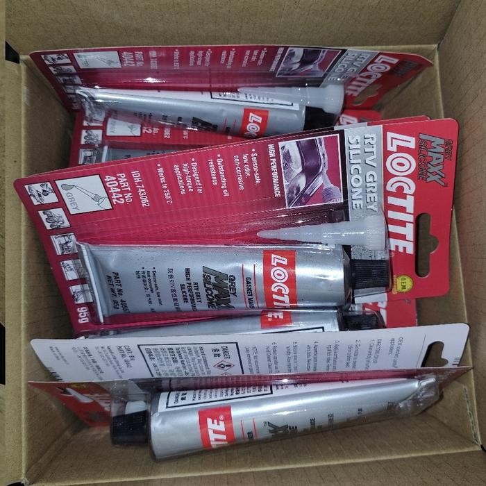LOCTITE GREY MAXX SILICONE/RTV GREY SILICONE (95 GR) LOGAM