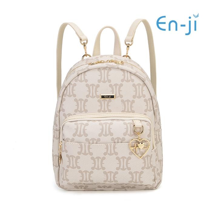 Top En-ji Niomi Tas Ransel Wanita - Cream