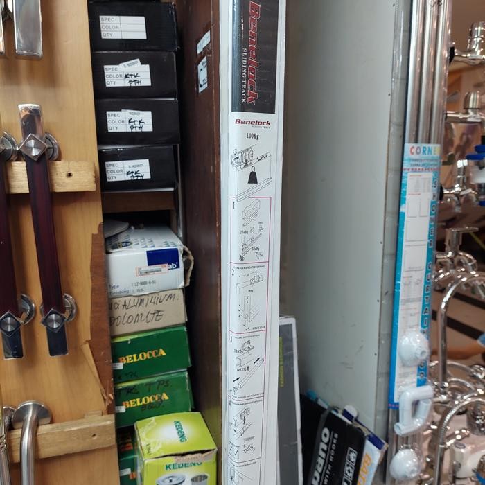 DISKON Rel Pintu Geser J3 Rel Sliding Door Pintu Geser Benelock Stainless READY STOCK