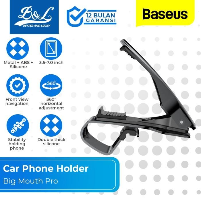 BASEUS Big Mouth Car Phone Holder Dashboard dpoint Direct View