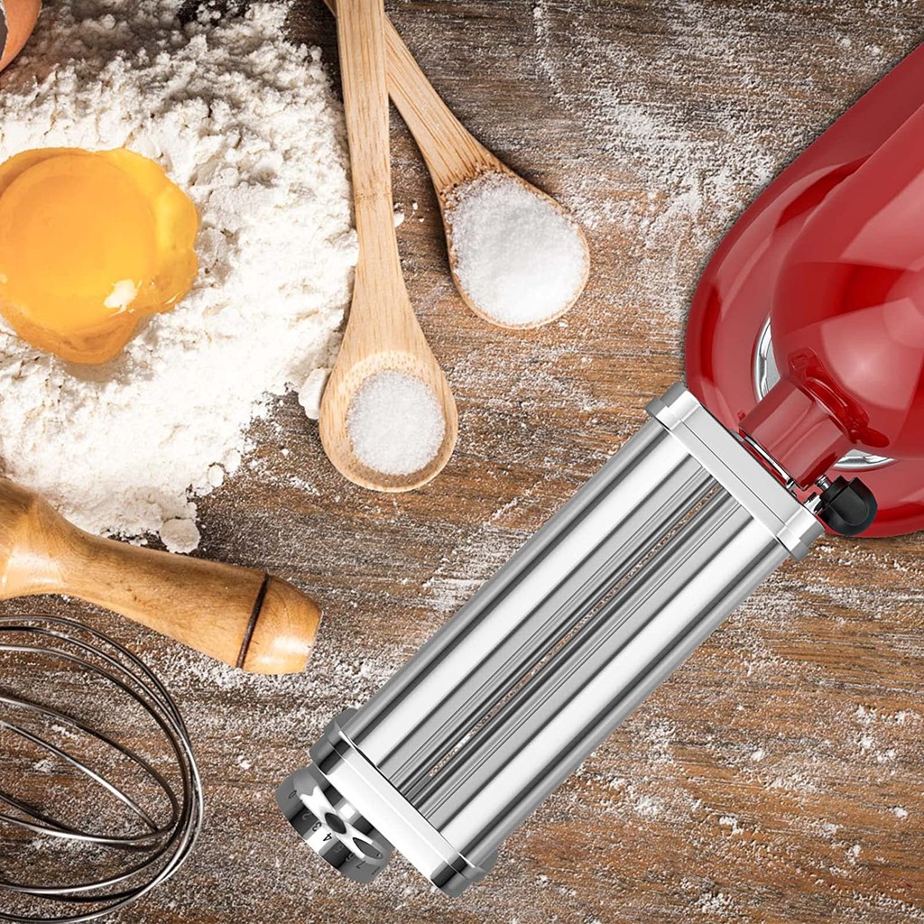 Pasta Attachment for Kitchenaid Stand Mixer,Cofun Pasta Maker Machine with Pasta Roller and Cutter