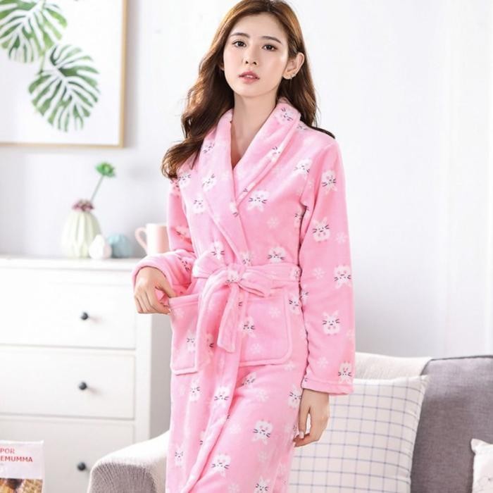 Baju handuk kimono wanita mandi dewasa korea