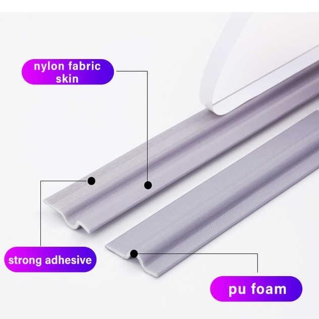 STOK TERBATAS  WINDOW SLIDING DOORS SEAL STRIP TAPE SOUND NOISE PINTU GESER JENDELA TERJANGKAU