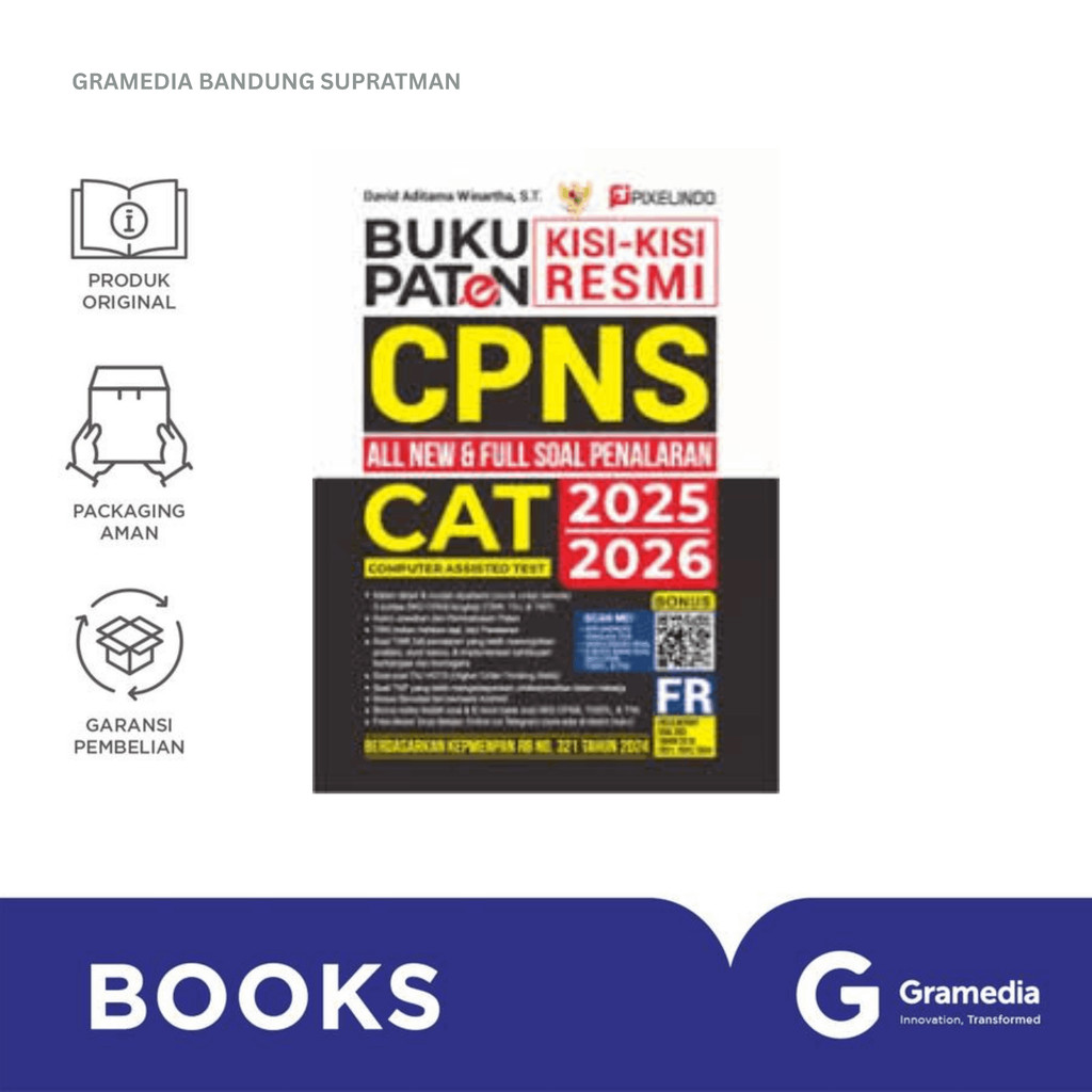 Gramedia Bandung Supratman | BUKU PATEN KISI-KISI RESMI CPNS 2025/2026