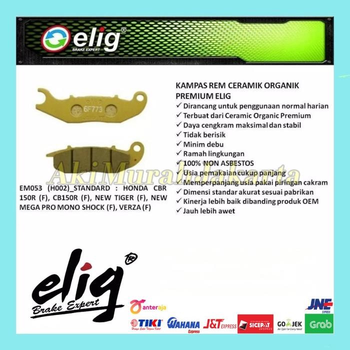 Elig Kampas Rem Depan Belakang Honda CBR 150R EM327 - EM053