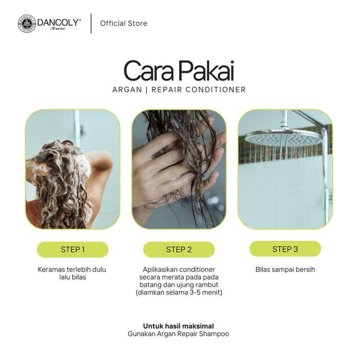 mi1x- Dancoly Argan Instant Repair Conditioner For Dry Damaged Hair Conditioner Argan Untuk