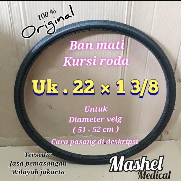 Ready ban mati kursi roda 22 x 1 3/8 sperpat kursi roda