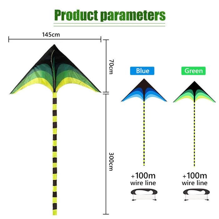 Layangan Lipat Kain Karakter Jumbo Mainan Layangan Pantai Besar Layangan Ekor Panjang Layang Layang