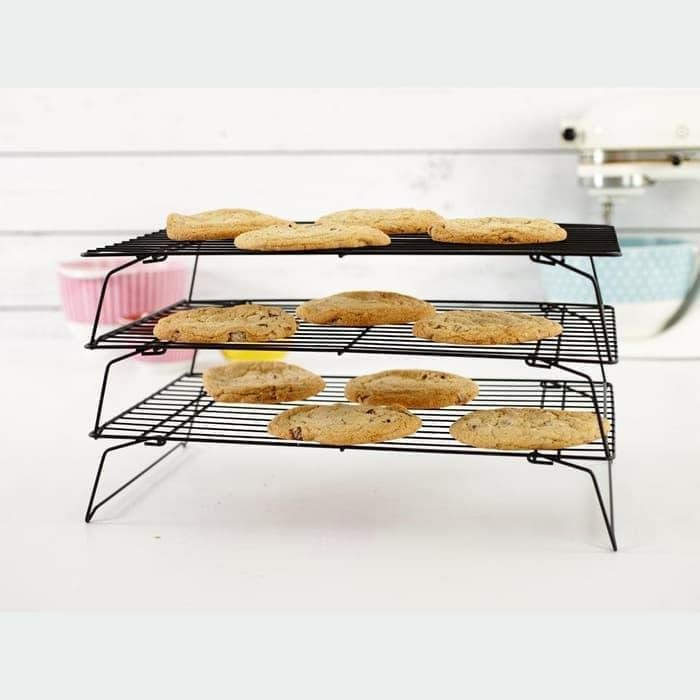 Cooling Rack Susun 3 Pendingin Kue Cooling Rak Susun 3