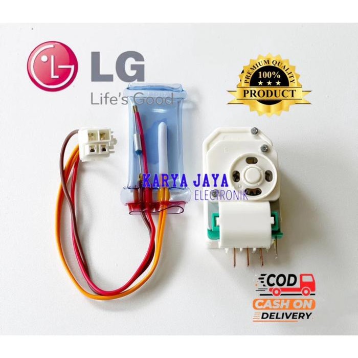 Terlaris Timer Dan Defrost Bimetal Kulkas LG 2 pintu Inverter 1 Set SALE