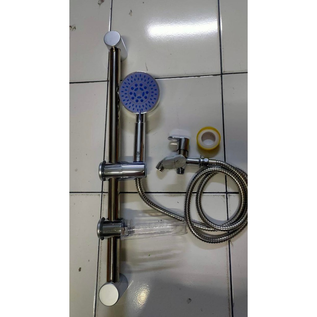 Paloma Corner - Murmer Paket Shower + Tiang Shower + Kran Cabang