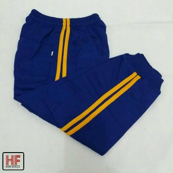 cdi5- Baju Olahraga Tk/Seragam Olahraga Tk Panjang Kuning Biru Polos Murah
