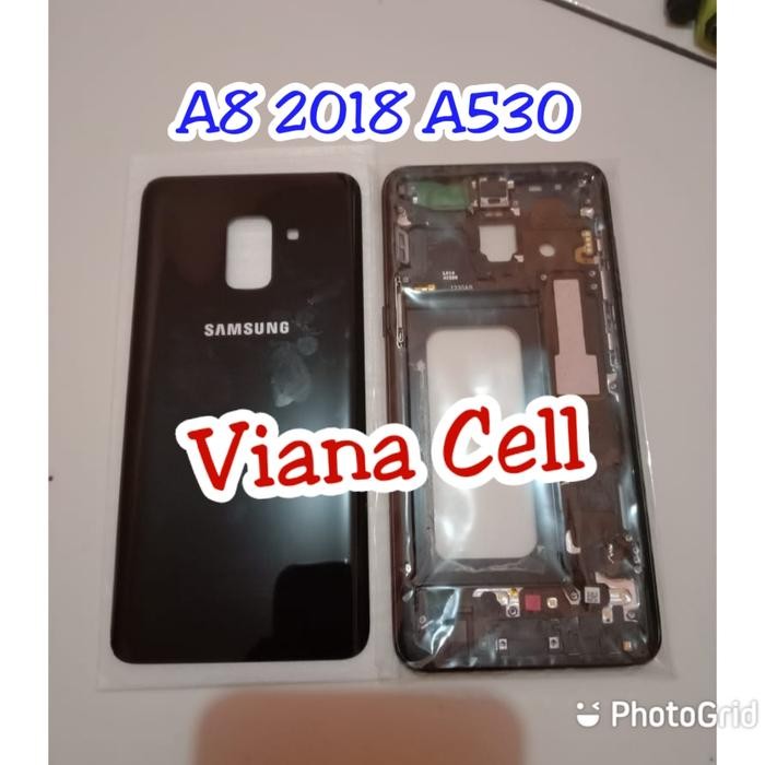 FRAME LCD BACKDOOR SAMSUNG A8 2018 A530 A530F CASING HOUSING FULLSET