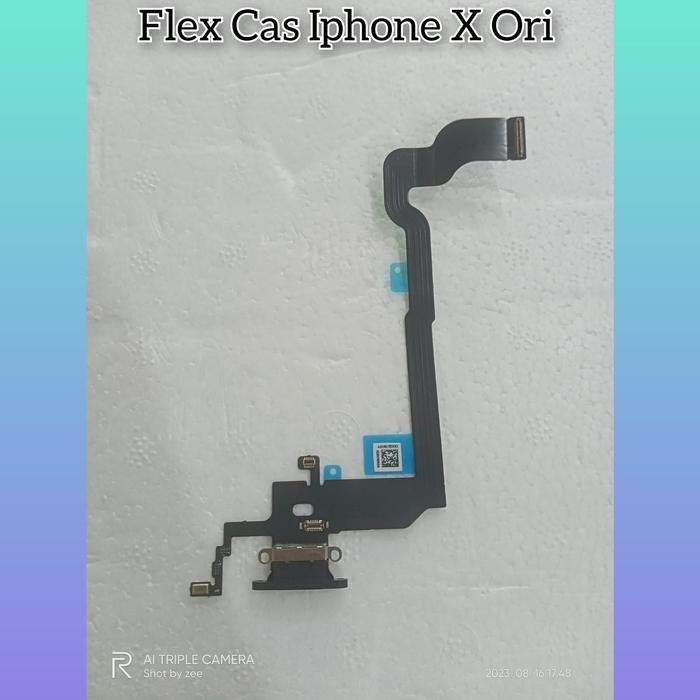 Flexible Connector Charge Iphone X Flexibel Konektor Cas Iphone + Mic