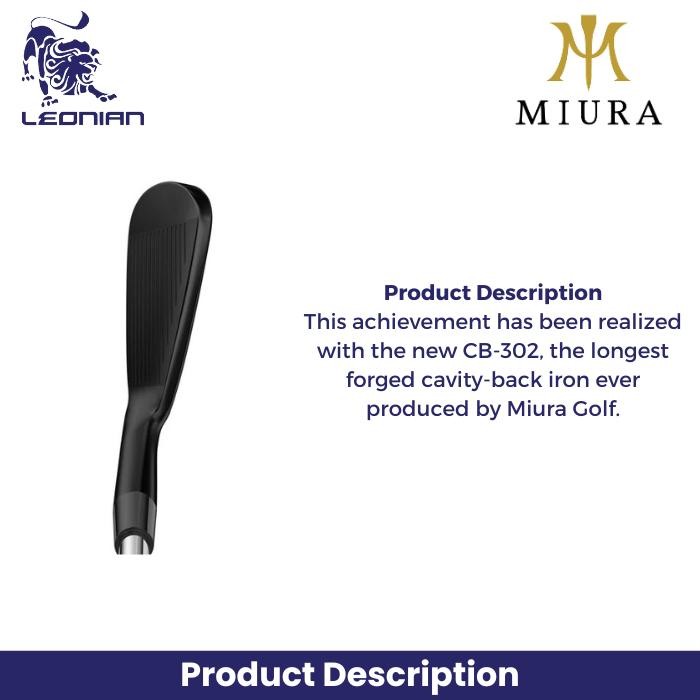 Stick Golf Miura Iron CB-302 QPQ Black