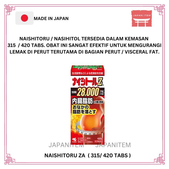 smql- Kobayashi Naishitol Naishitoru Za Diet Fat Burning 315 420 Tablets