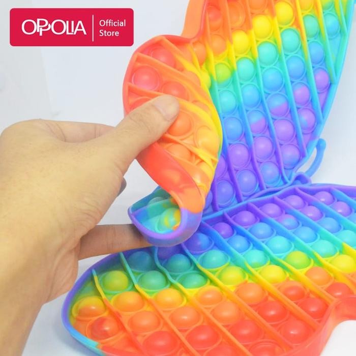 READY mainan pop it jumbo rainbow popits board game popit figet toys 30CM G00D QU4LITY