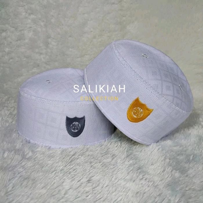 ASLI Peci Haji Kopiah Malaysia Songkok Putih Hitam topi sholat READY STOCK
