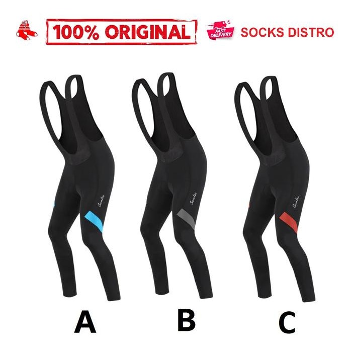 SepedaQT- Sc19 Bib Long Celana Sepeda Padding Panjang Santic