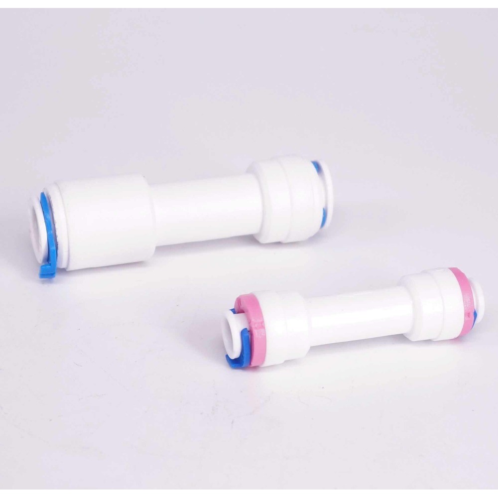 Fit for 1/4" 3/8" OD Tube Pushfit Non-Return One Way Check Valve Connector Fitting Aquarium Reverse 