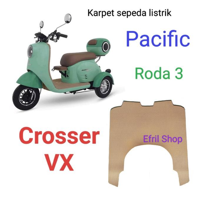 TERMURAH Kaet sepeda listrik Roda 3 BAHAN KARET Pacific er VX roda tiga READY STOCK