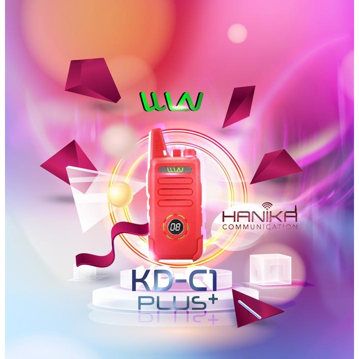 WLN KD-C1 PLUS HT UHF TANPA DESKTOP GARANSI LAYAR CH GARANSI WLAN KDC1