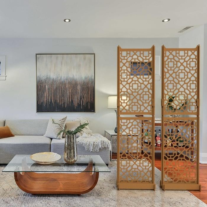 luqd- Sekat Pembatas Ruangan Laser Cut Oriental Sketsel Dekorasi Aesthetic