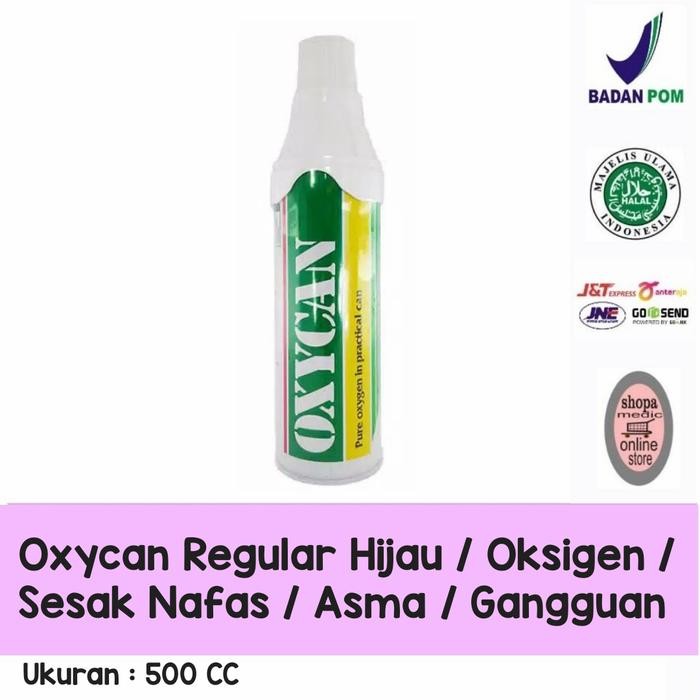 Ready Oxycan Regular Hijau / Oksigen / Sesak Nafas / Asma / Gangguan