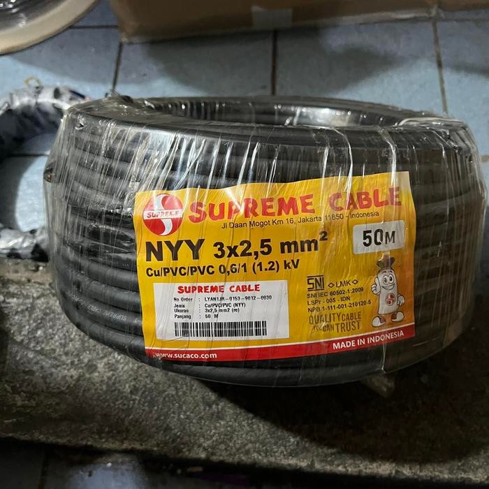 Kabel Nyy 3X2.5X50M Supreme