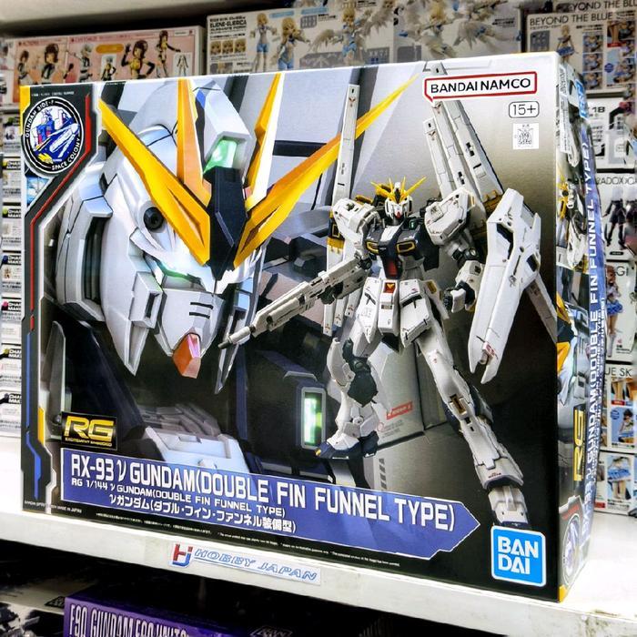HOT SALE RG NU GUNDAM ( DOUBLE FIN FUNNEL TYPE ) TERMURAH