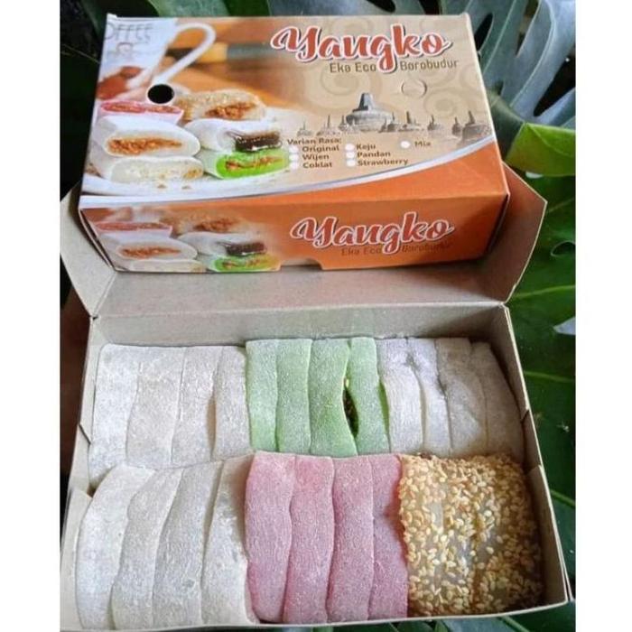 Lezat Yangko Mochi Khas Borobudur Yangko Eka Eco Borobudur - Isi 24 Iris ! Rasa Campur