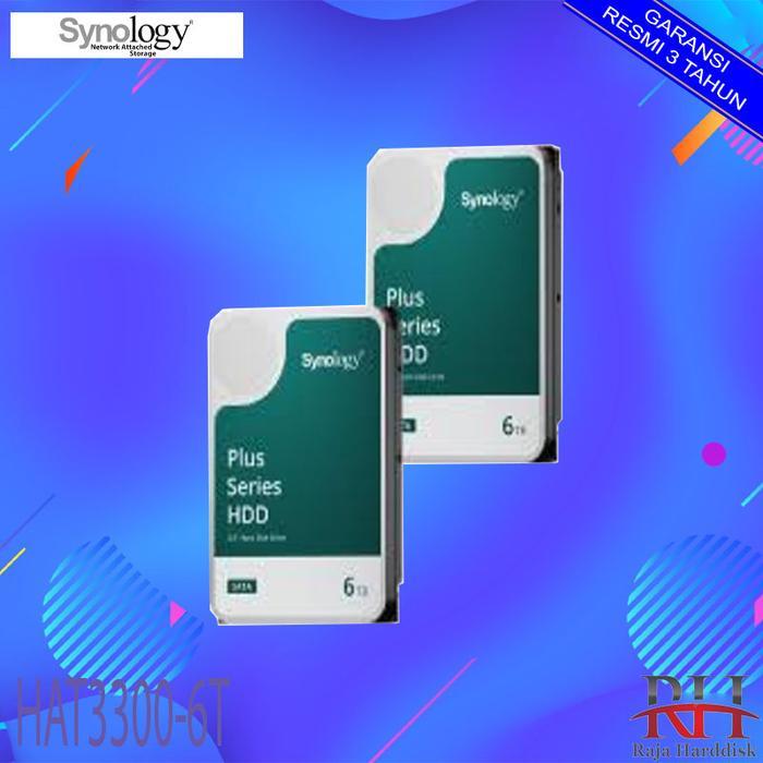 SYNOLOGY HAT3300-6T SATA NAS HDD 6TB 5400RPM GARANSI 3 TAHUN
