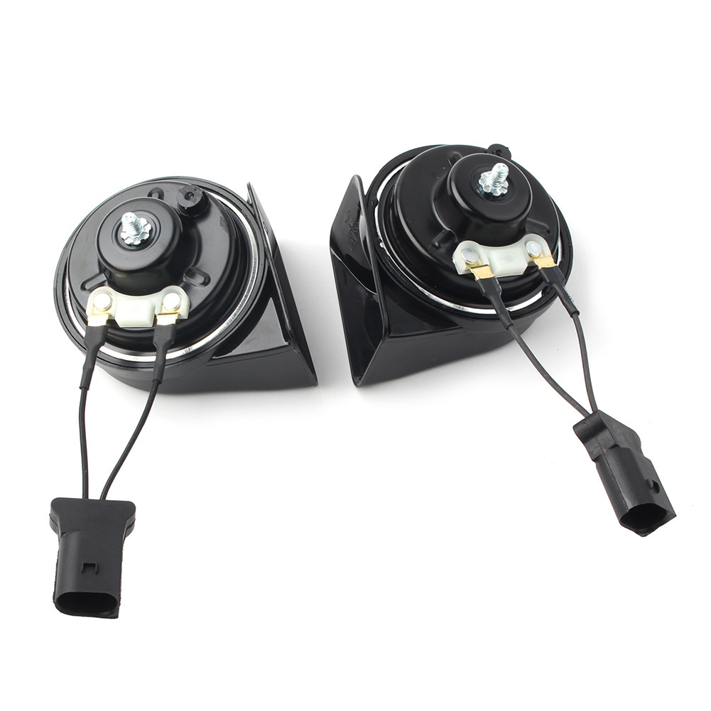 2PCS CAR SNAIL HORN 12V 125DB LOUD HORN FOR VW GOLF MK5 MK6 MK7 JETTA POLO PASSAT TOURAN TOUAREG CC