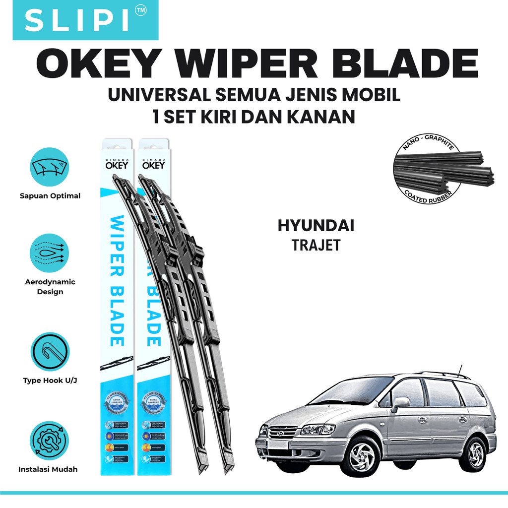 Wiper Hyundai Trajet Konvensional Kaca Depan Mobil