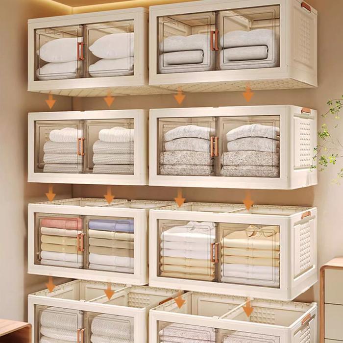 OBRAL Lemari Pakaian Plastik Lemari Susun Lemari Anak & Bayi Rak Susun Kapasitas Besar Storage