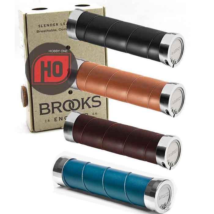 BROOKS ENGLAND SLENDER LEATHER GRIPS - Hand Grip