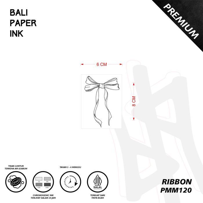Pmm120 Ribbon Tatto Temporer Premium Fruit Ink Bali Paper Ink