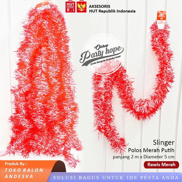 NEW slinger agustusan / hiasan dirgahayu ri / slinger dekorasi HUT RI